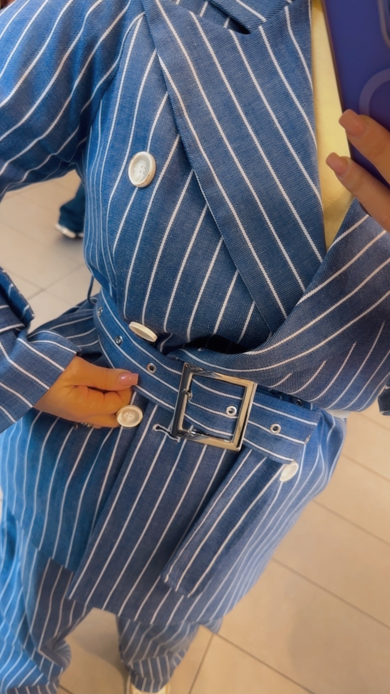 Giacca gessata di Lumina