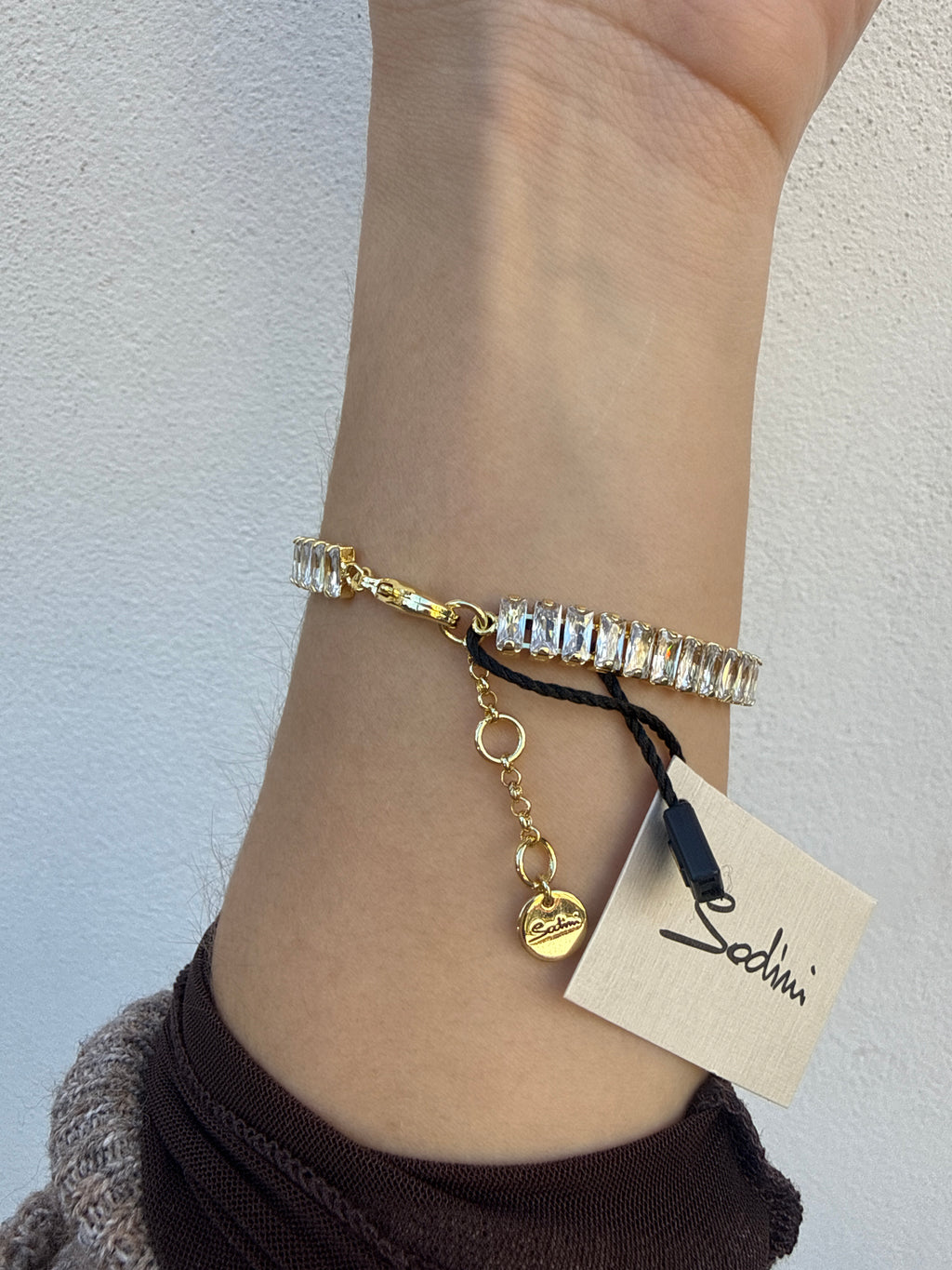 Bracciale zirconi baguette Sodini