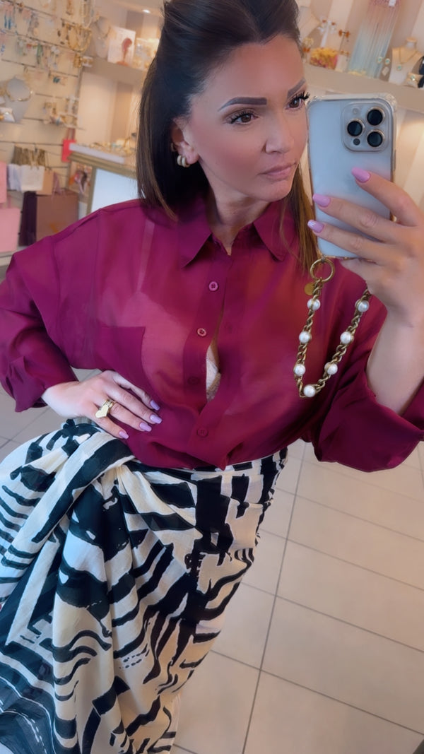 Camicia Velata manica lunga