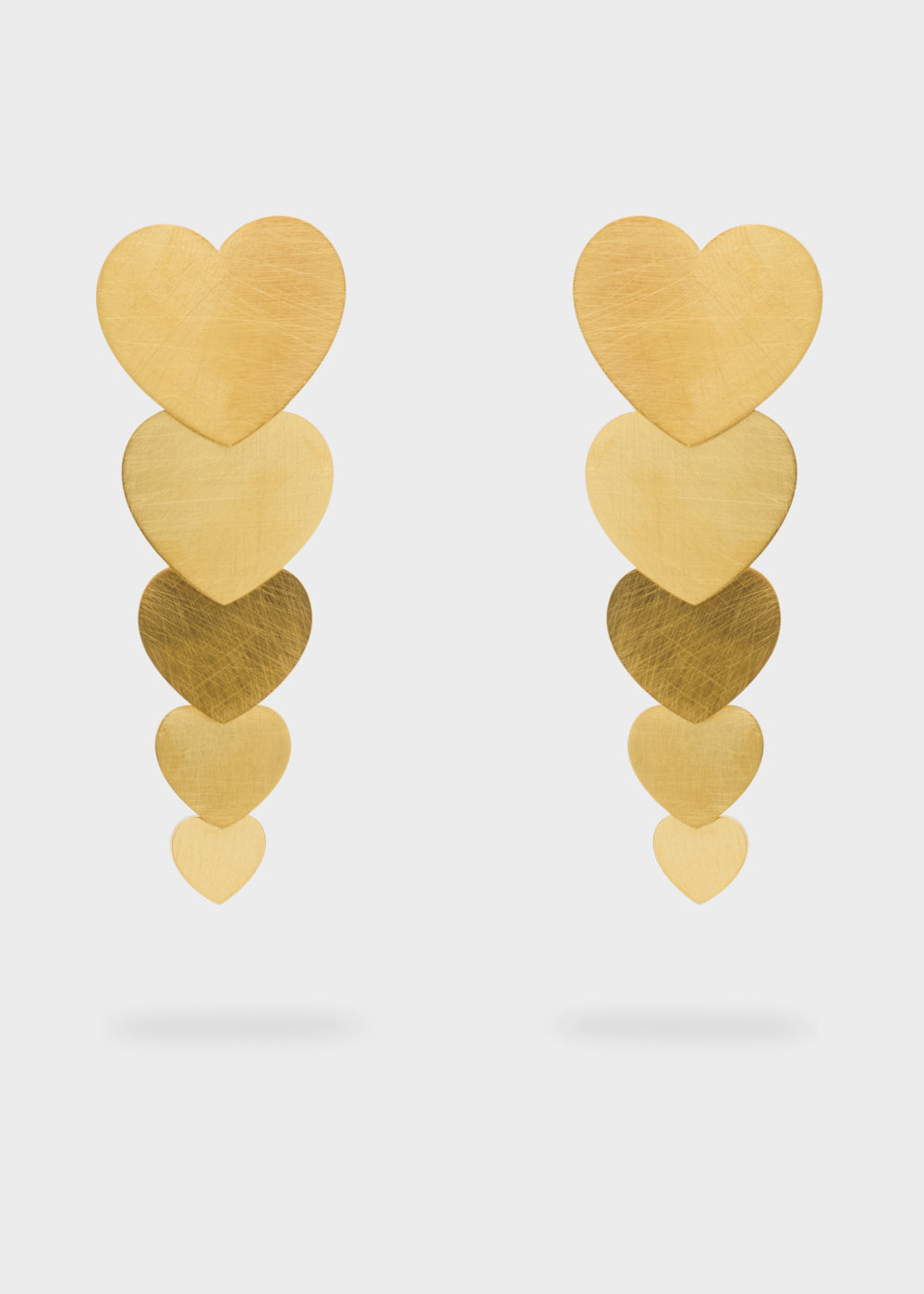 Orecchini Cuore satinato di Nali