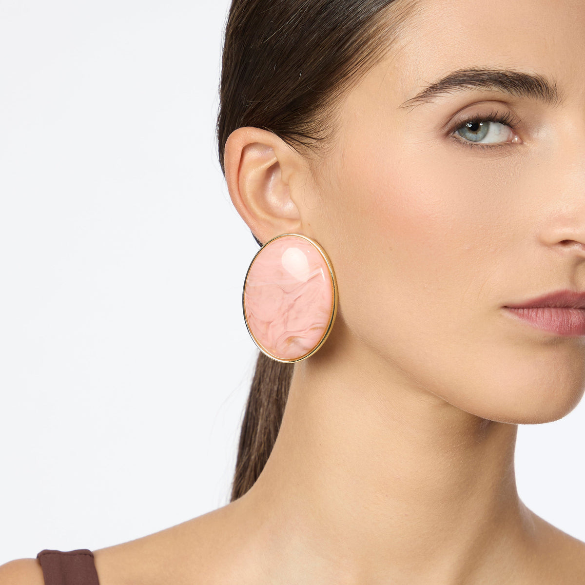 Orecchini Ovali con clip Harper di Sodini