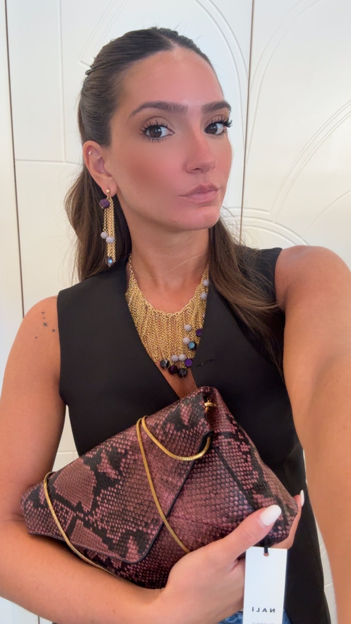 Borsa Noir Snake di Nali – Nali – Le Kikke Graziose – foto 5