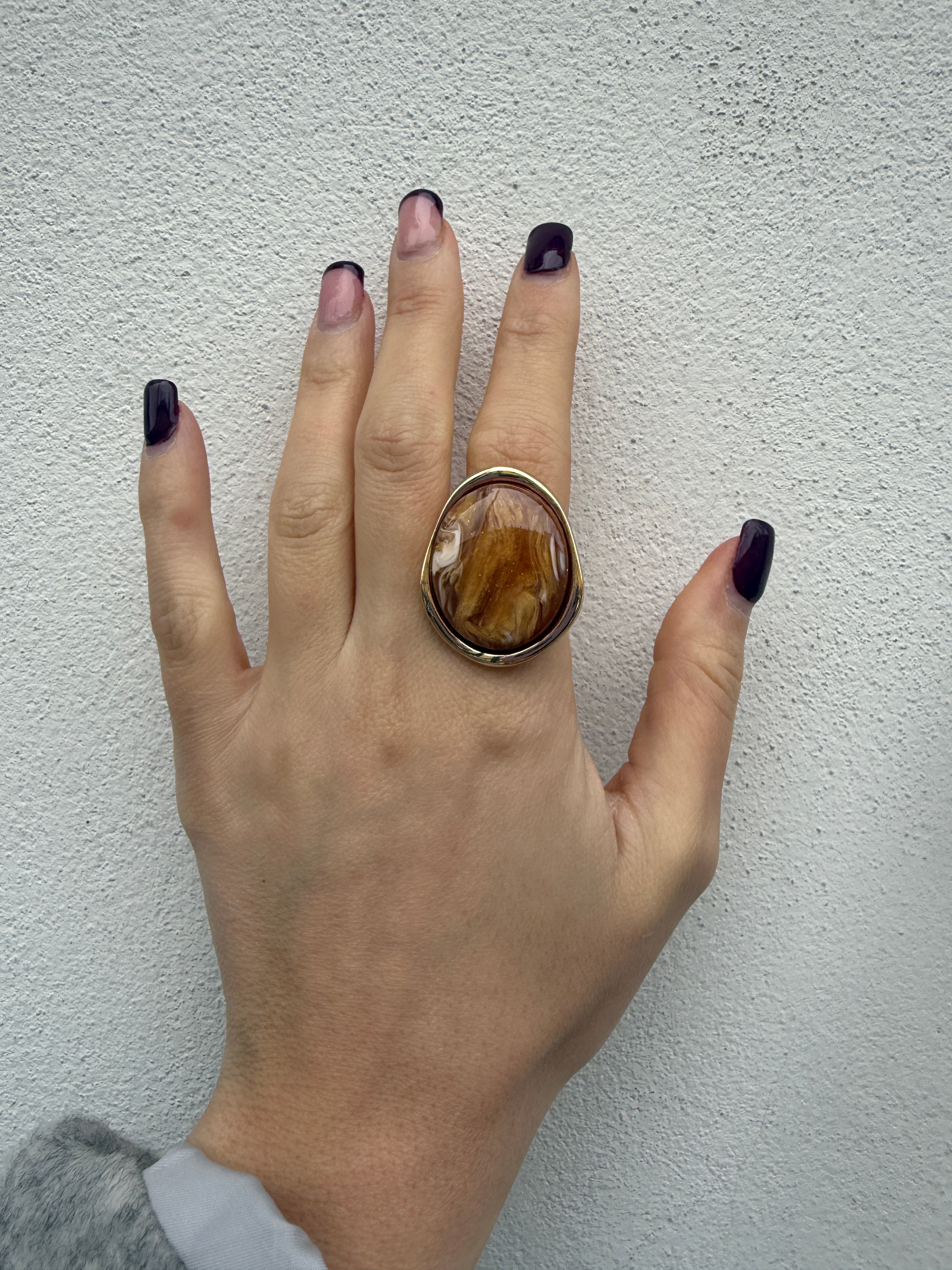 Anello Chiara in resina di Nali