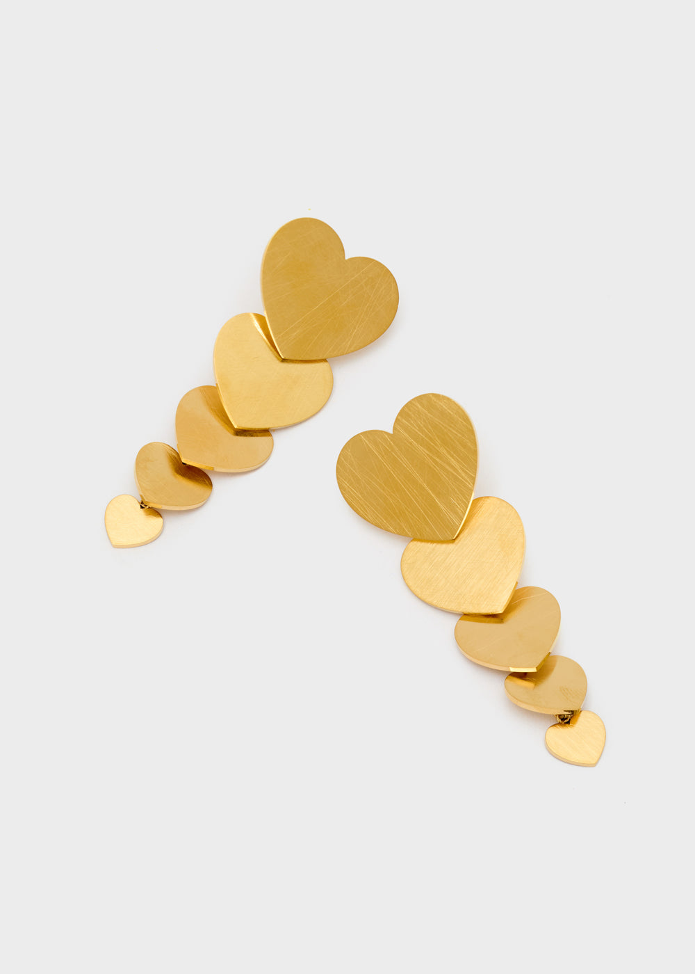 Orecchini Cuore satinato di Nali