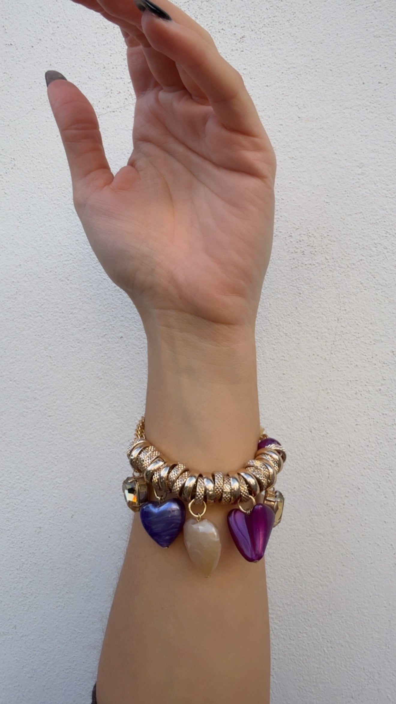 Bracciale con cuoricini Demetra