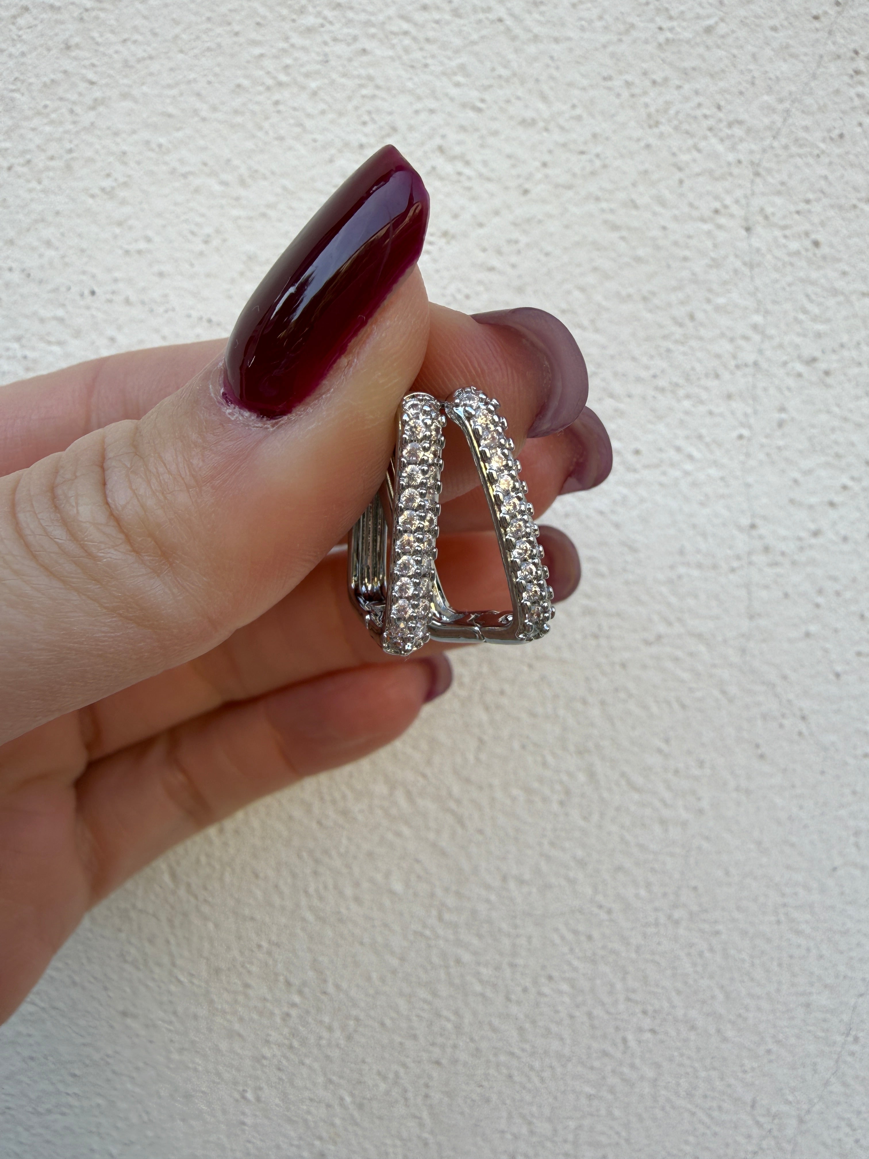 Orecchino Square Glow