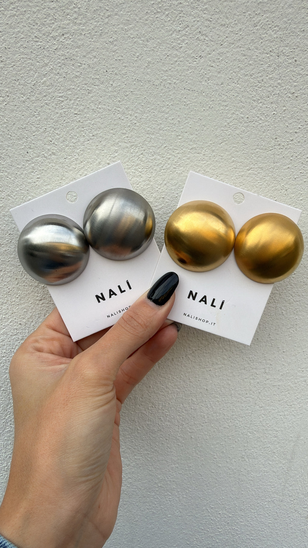 Orecchino BRUSHED opachi Nali