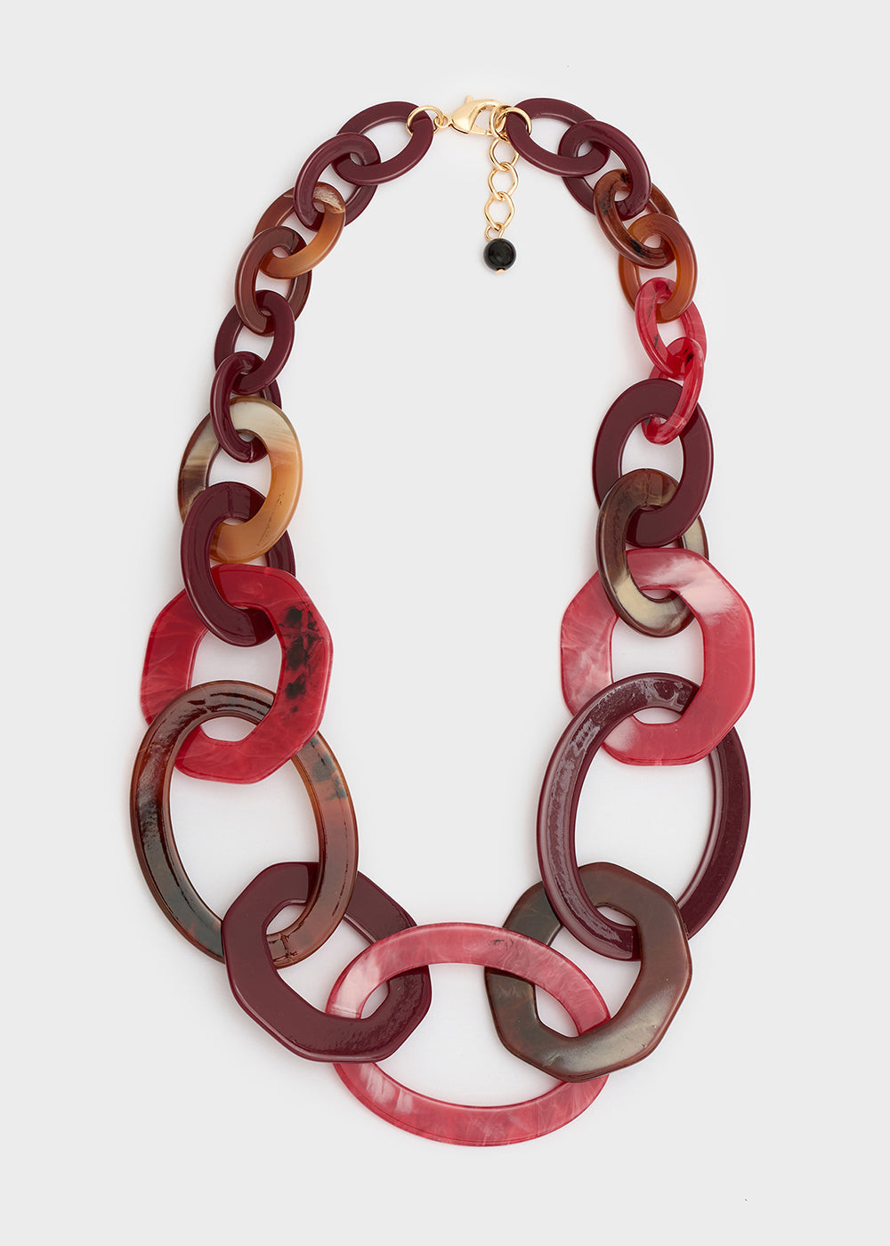 Collana girocollo ovali in resina di Nali ￼