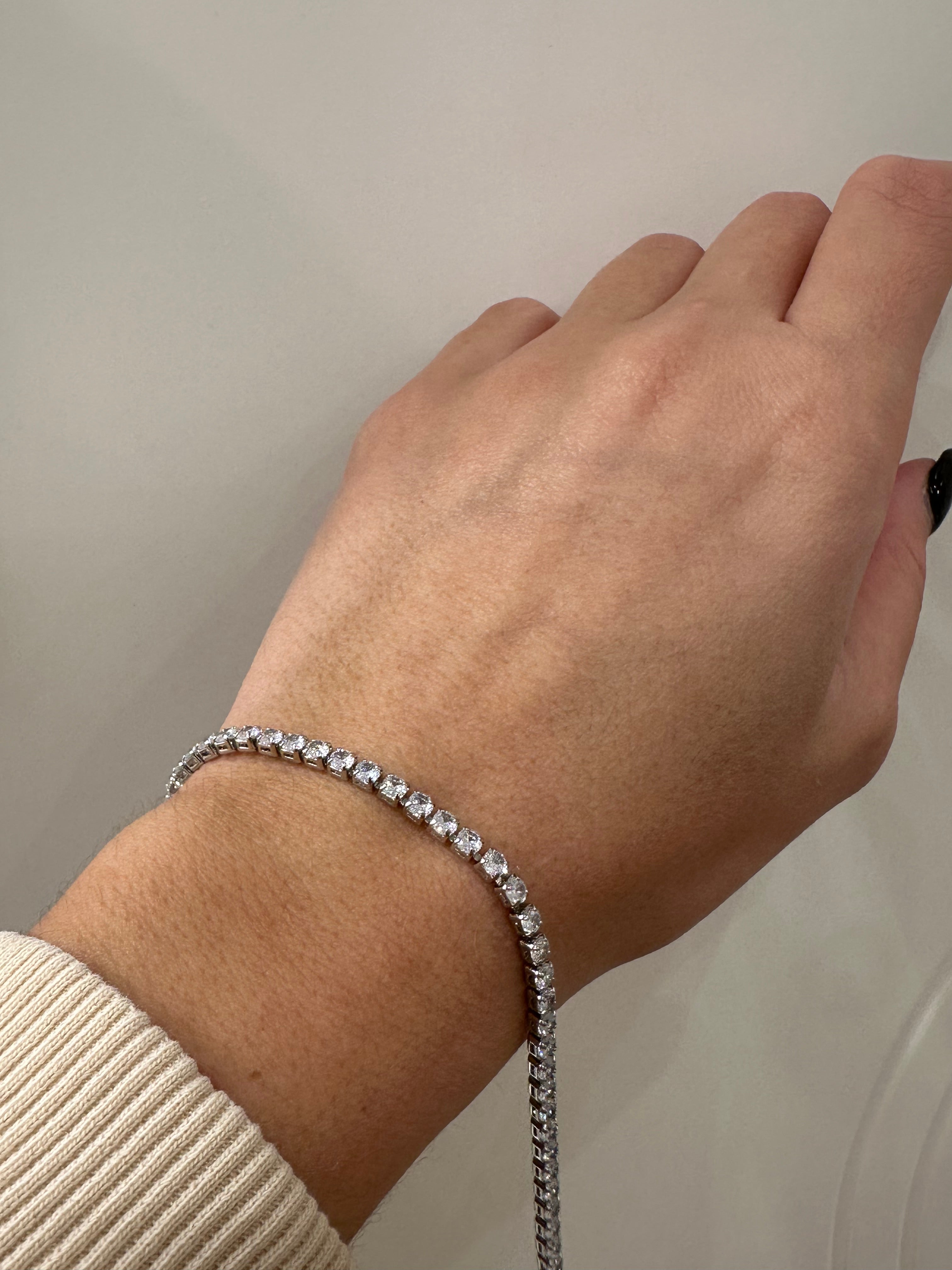 Tennis monofilo strass