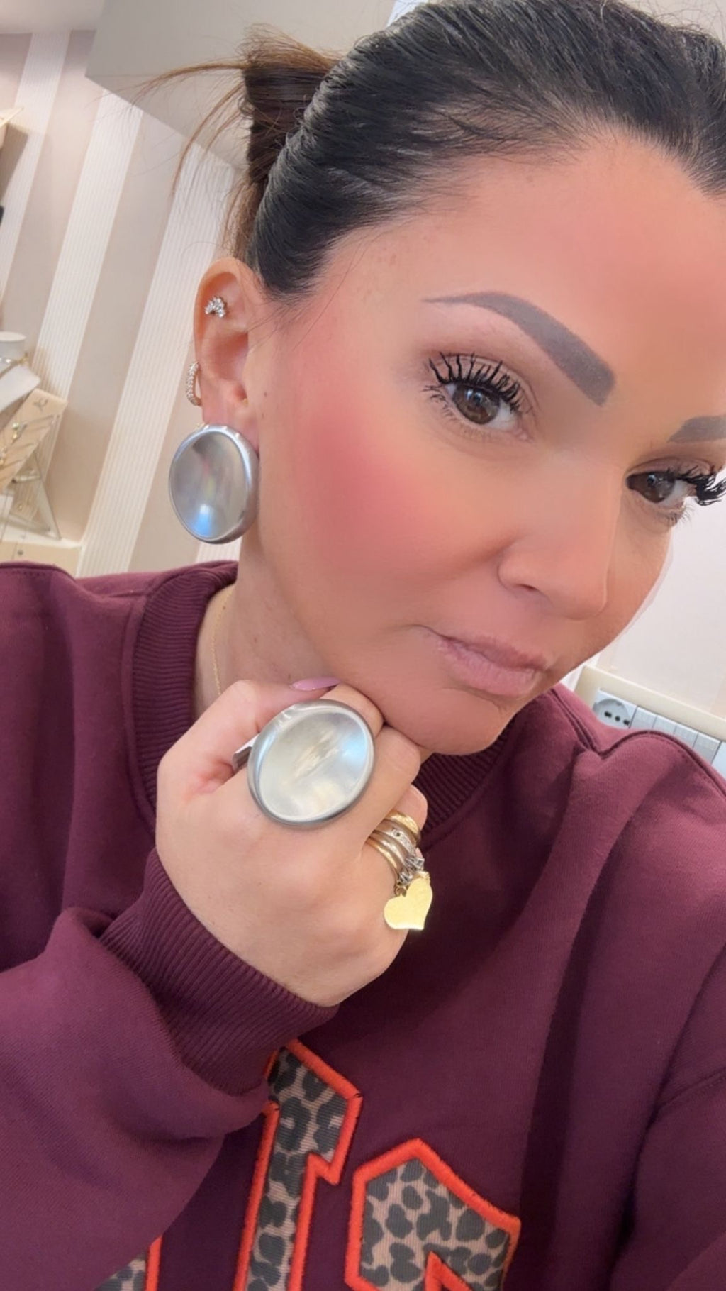 Orecchini ovali di Nali