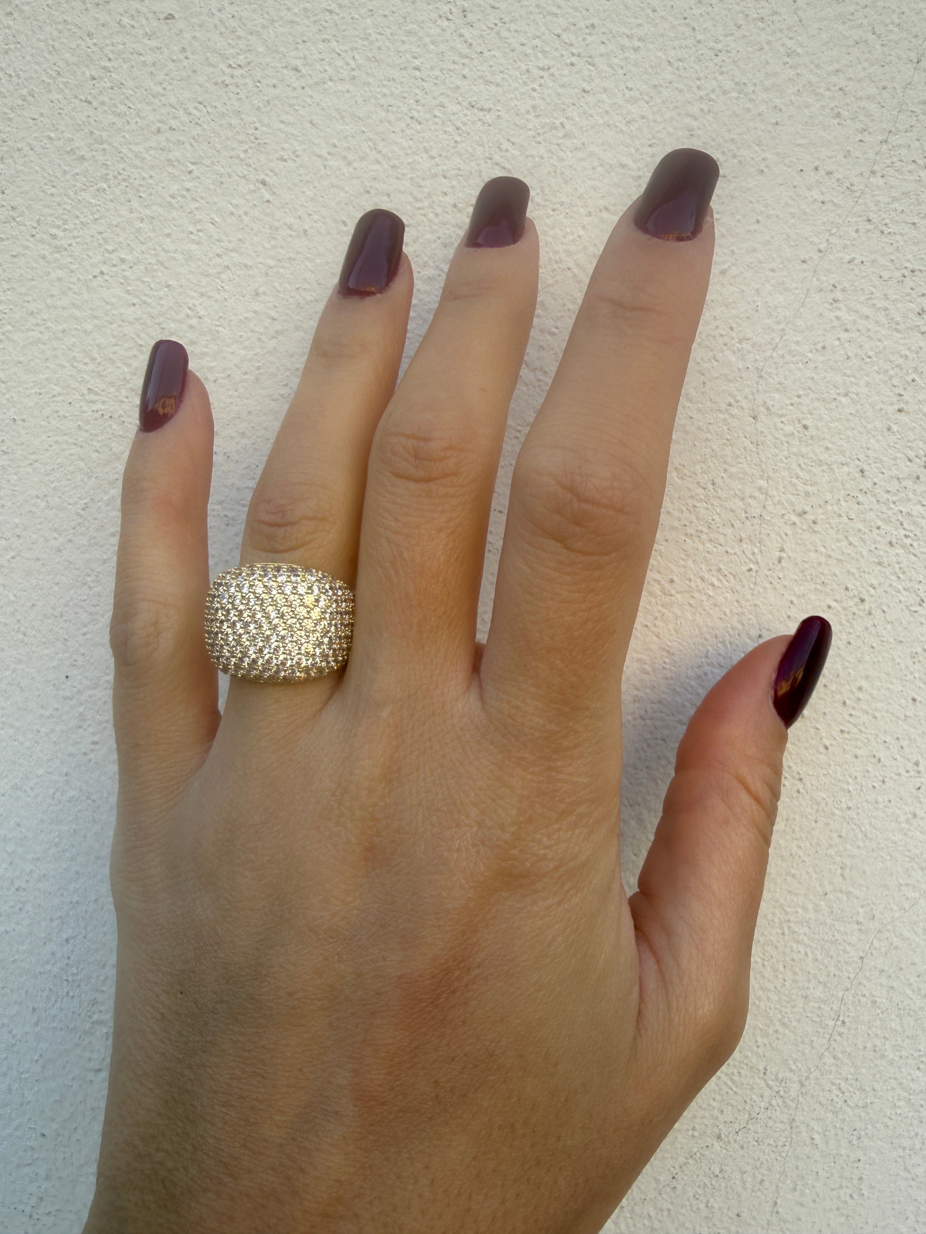 Anello Margherita strass