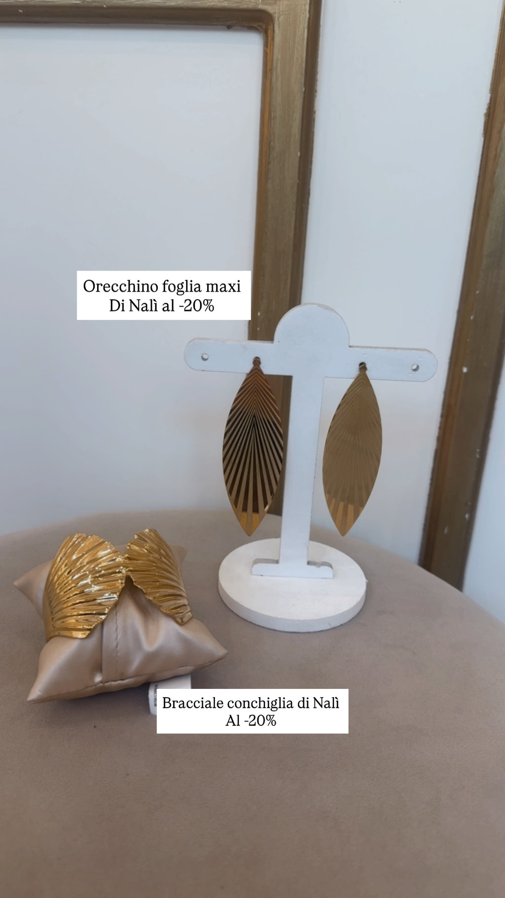 Orecchini Maxi Foglia di Nali