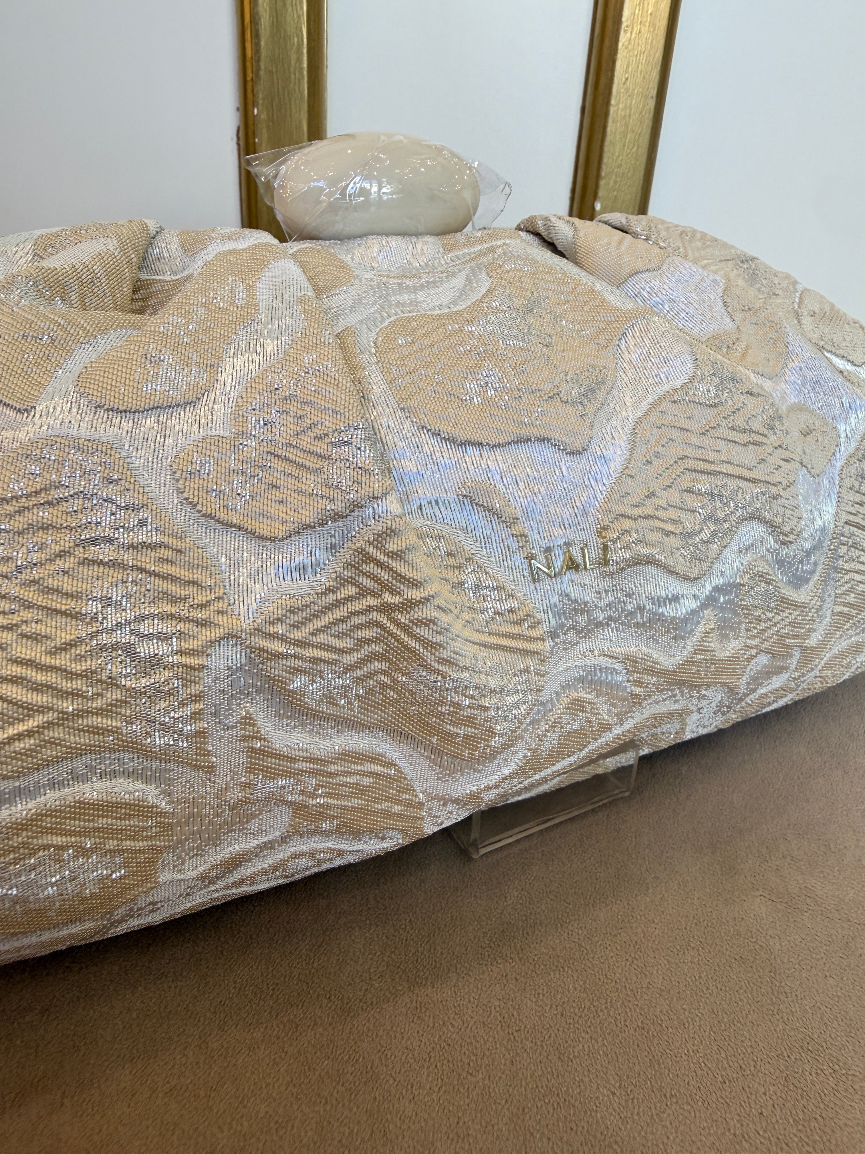 Pochette Isabella Blu/Bianco di Nali