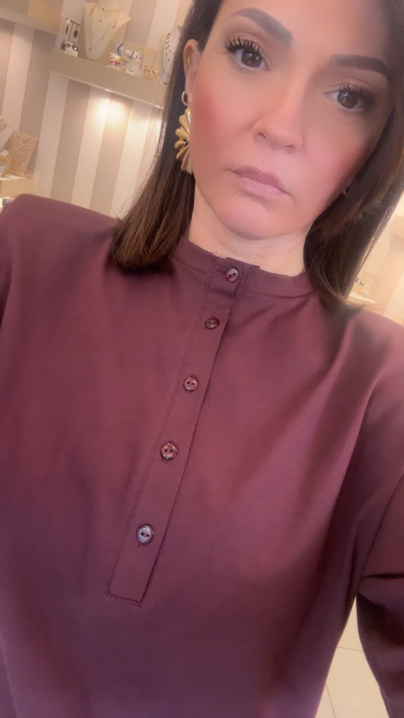 T-shirt bottoni di Just West