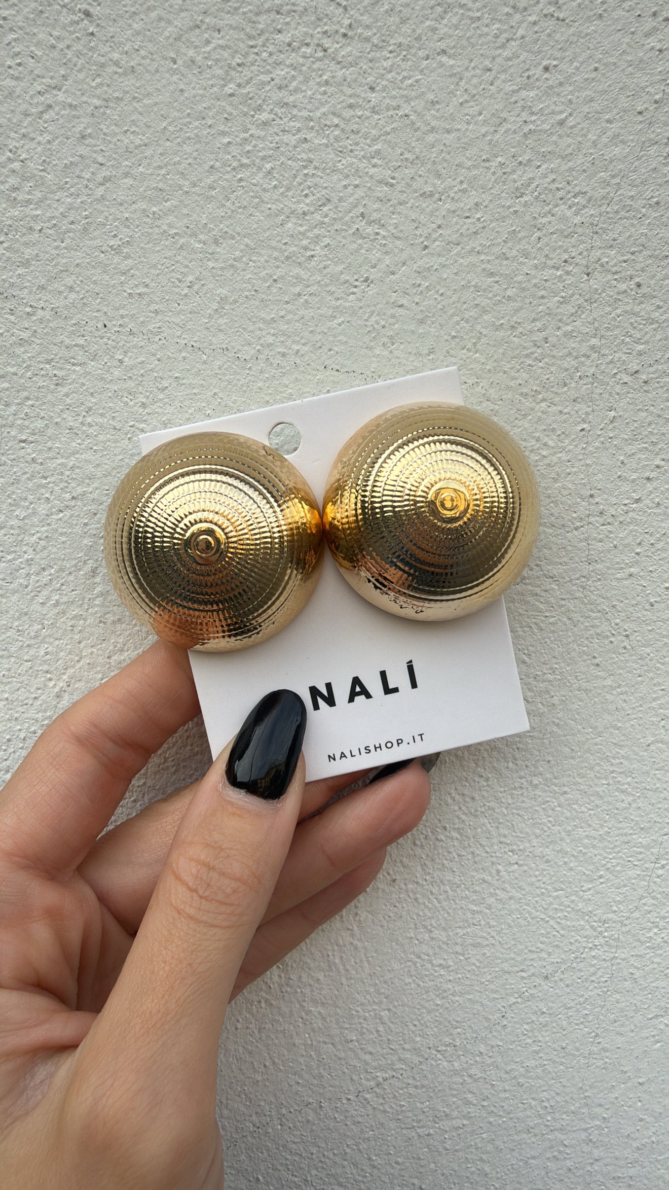 Orecchini tondi oversize NALÌ