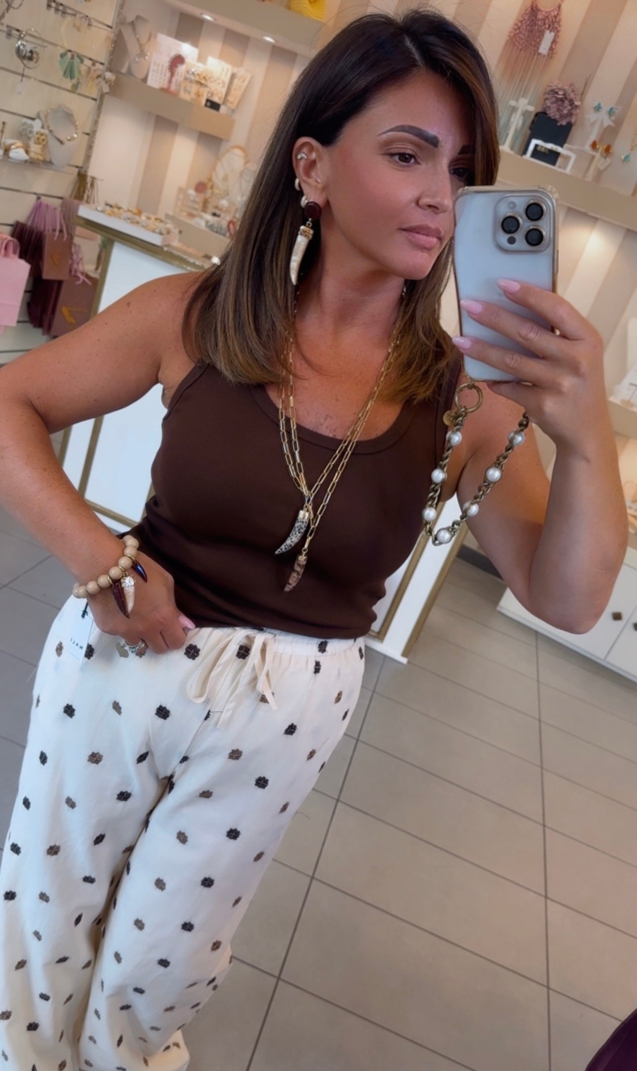 Collana Miry con corno di Nali