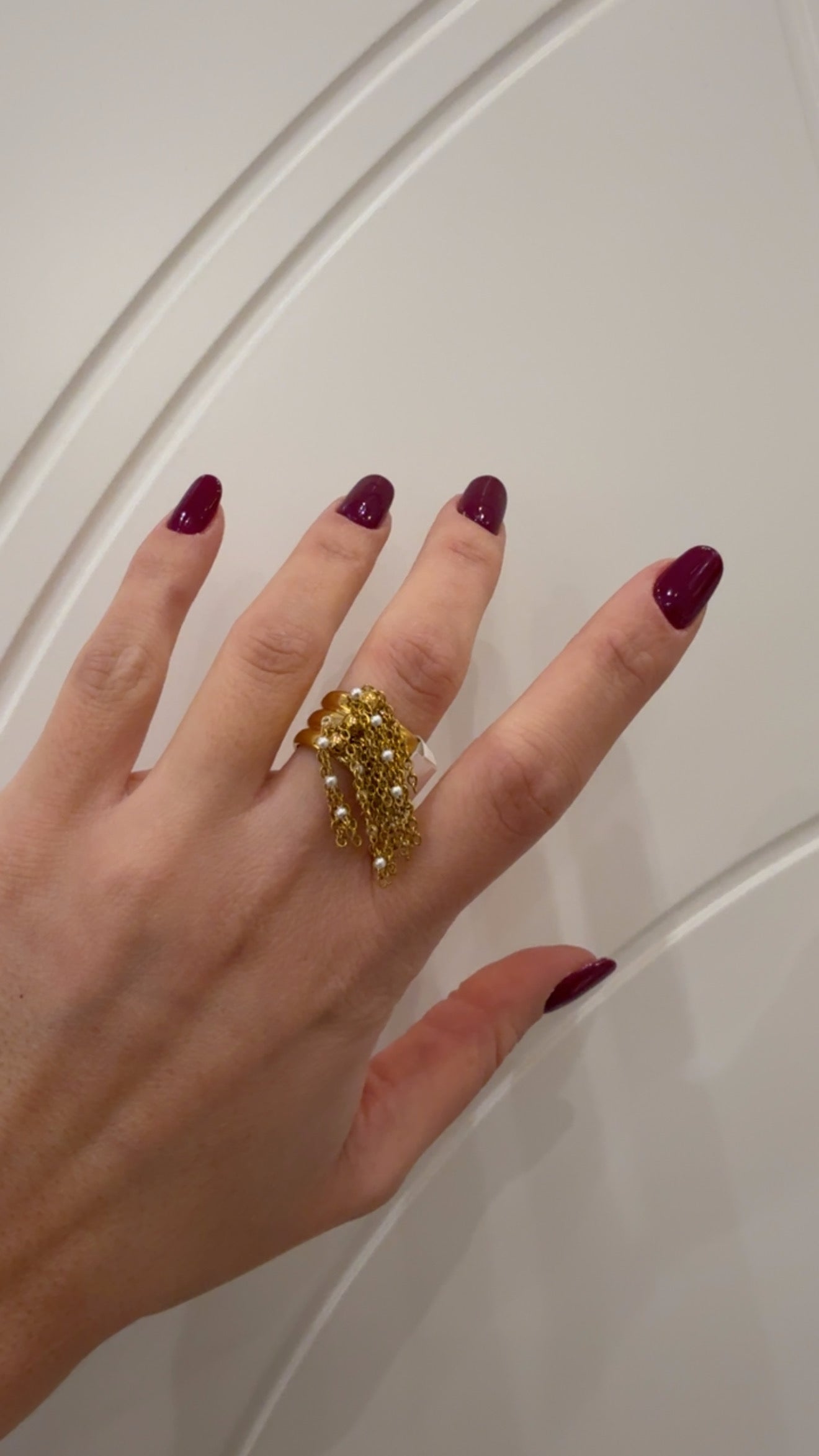 Anello Double con frange di Nali