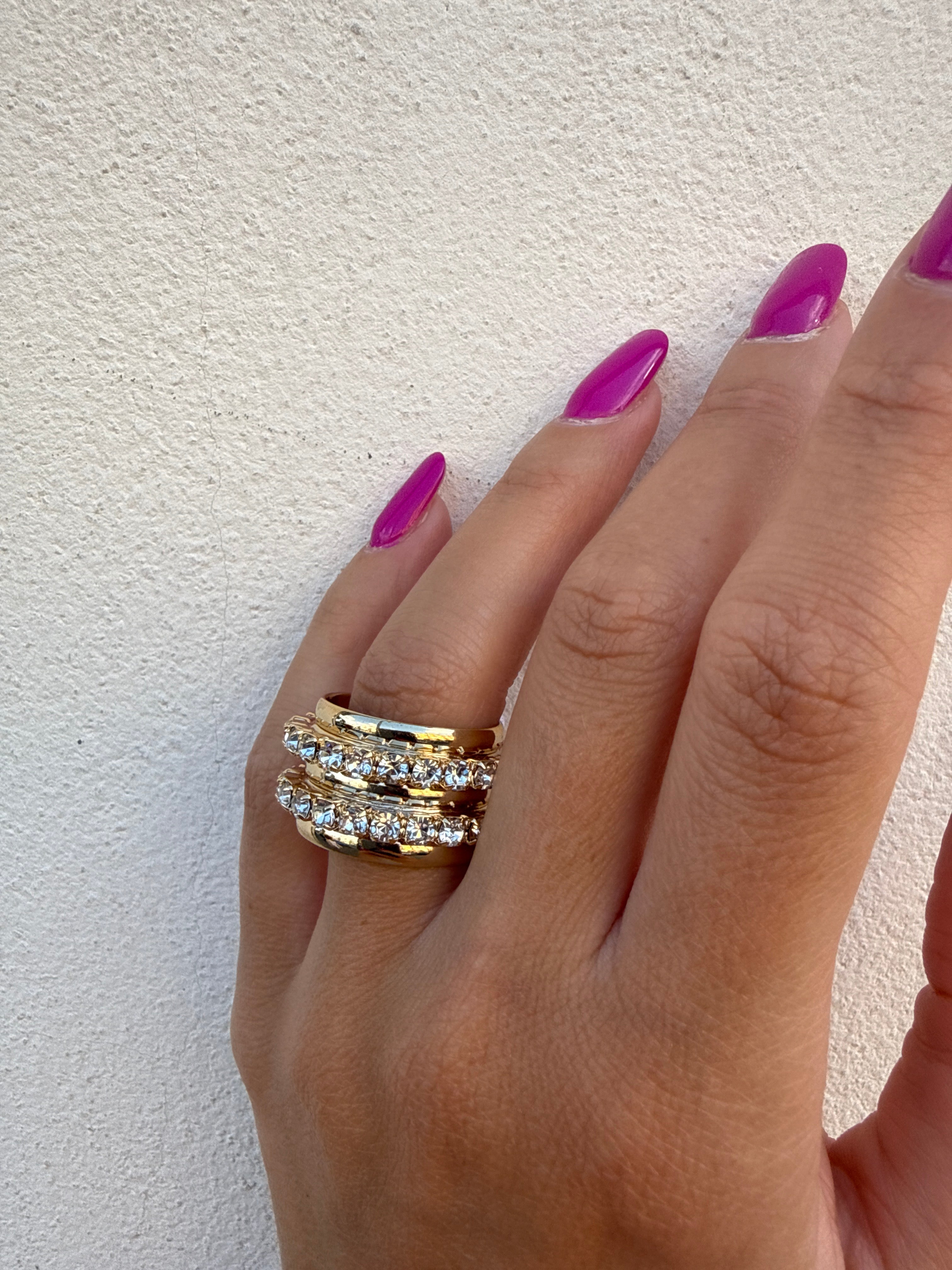 Anello Banda Di DIAMOND
