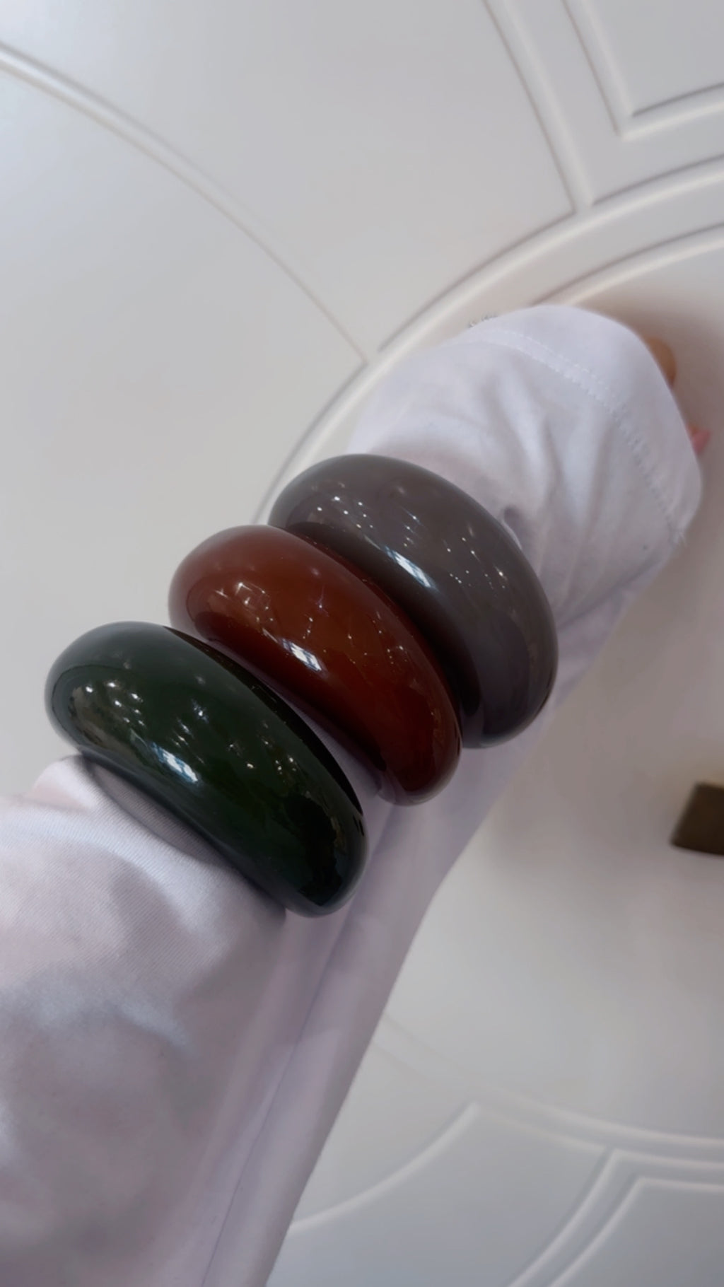 Bracciale bombato resina Nali