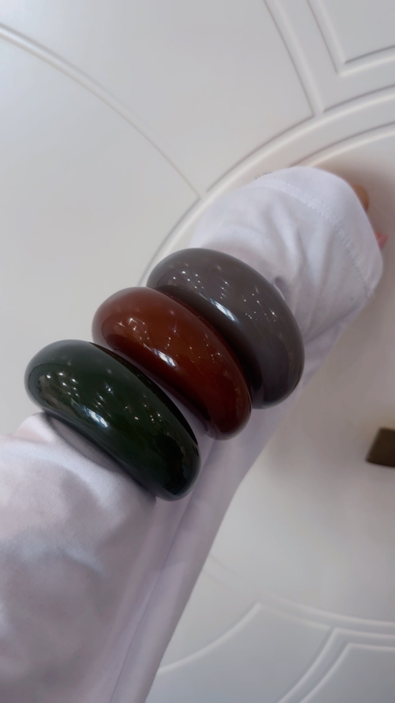 Bracciale bombato resina Nali