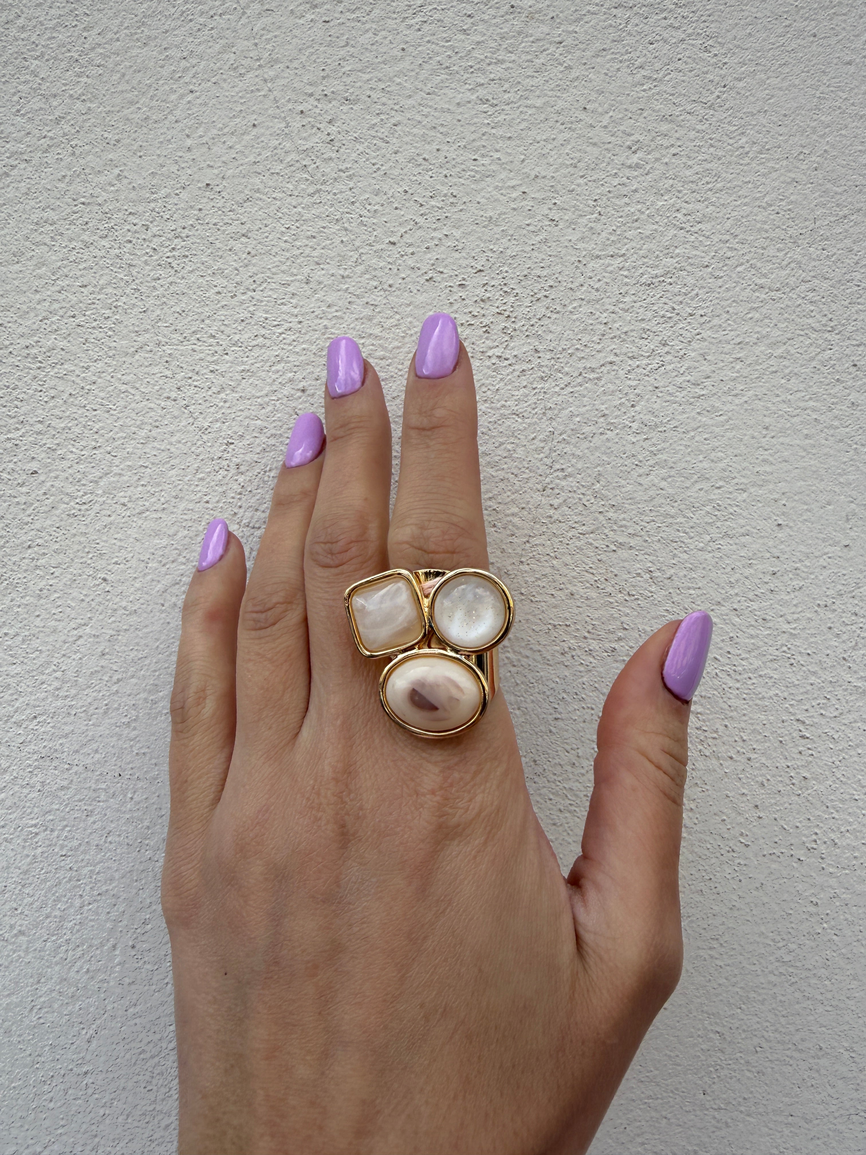 Anello Tre pietre di MYA