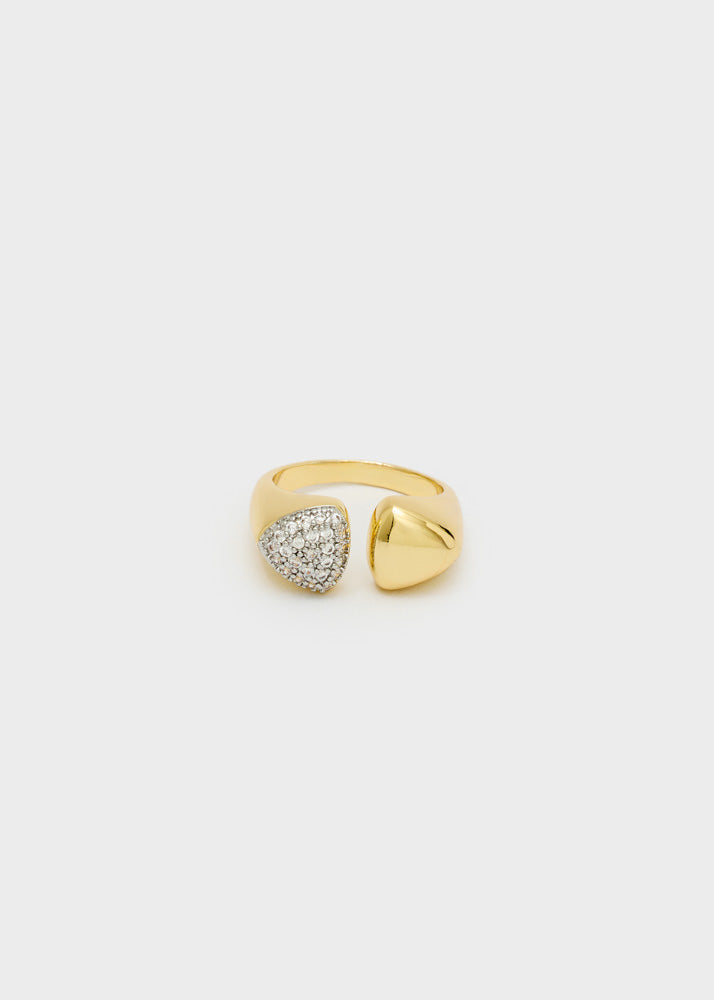 Anello double side con zirconi di Nali