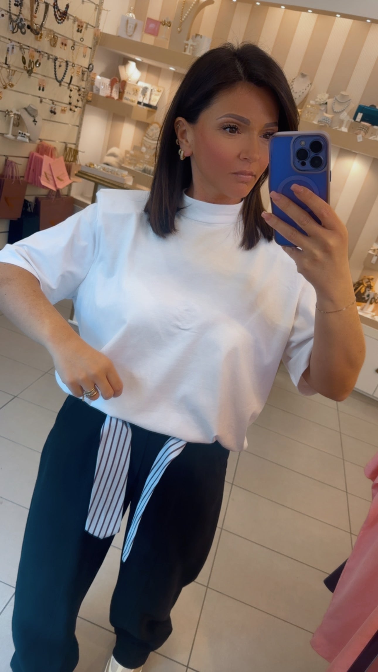 T-shirt spallina di Just West