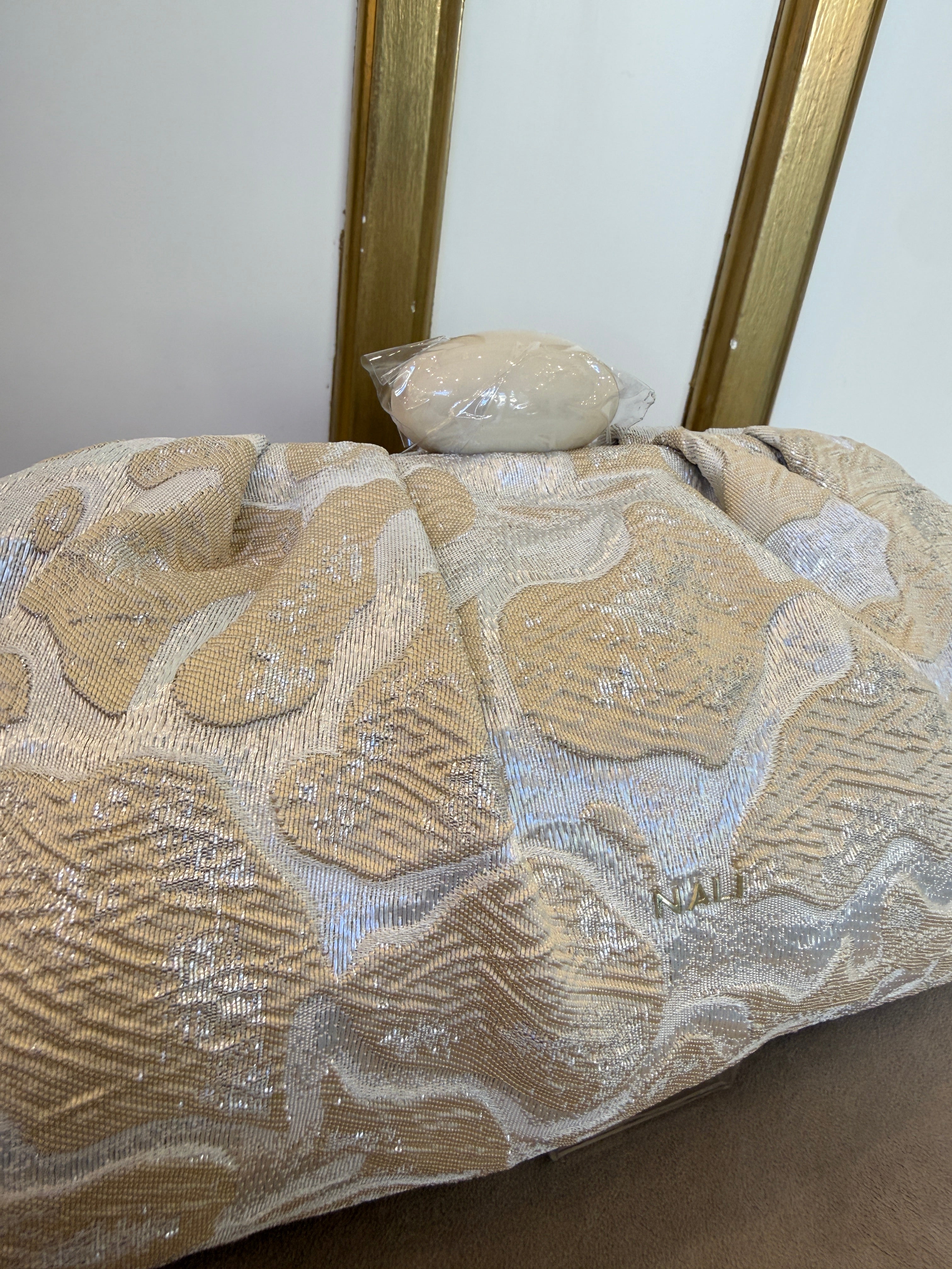 Pochette Isabella Blu/Bianco di Nali