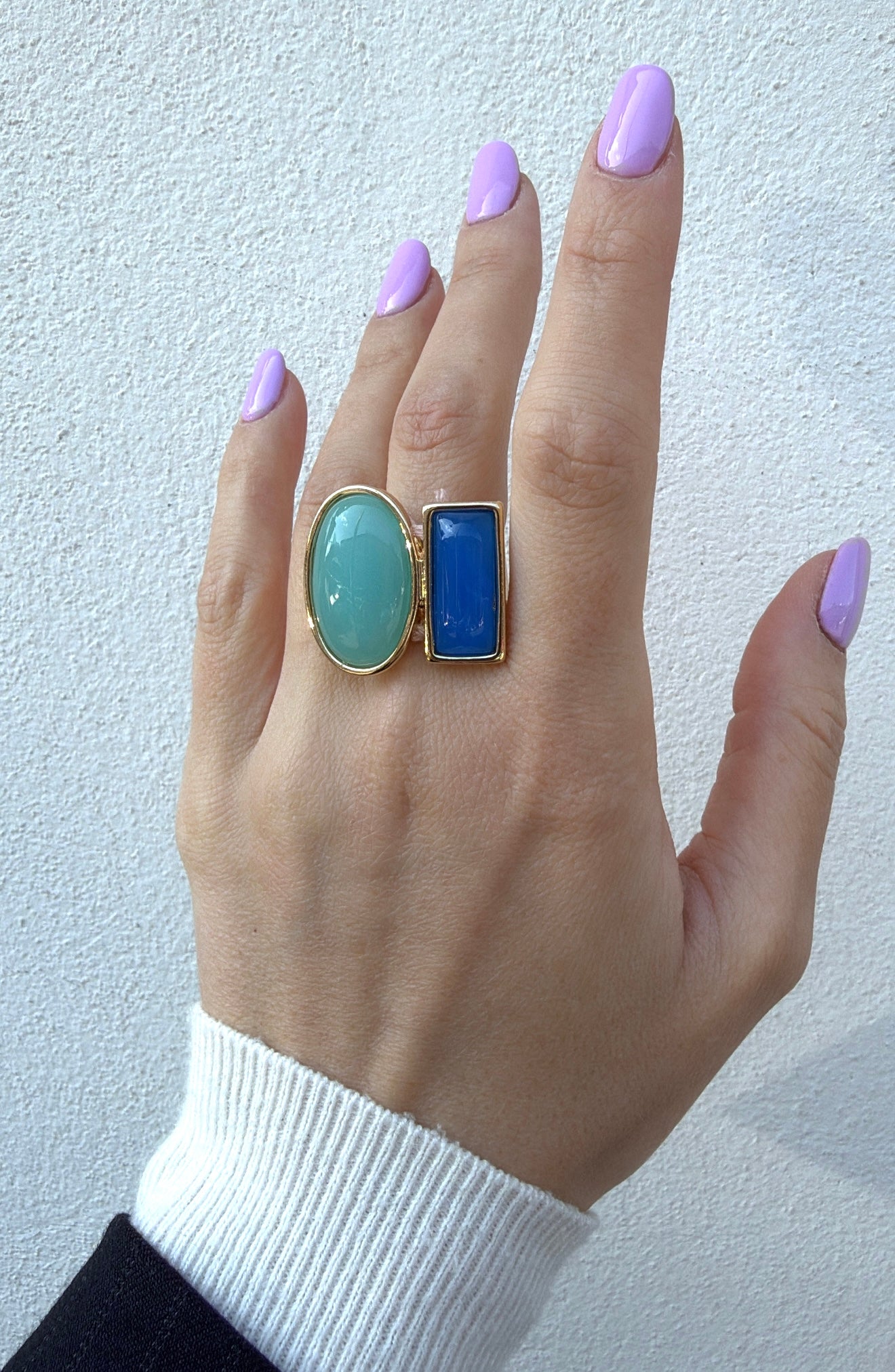 Anello doppia pietra di MYA
