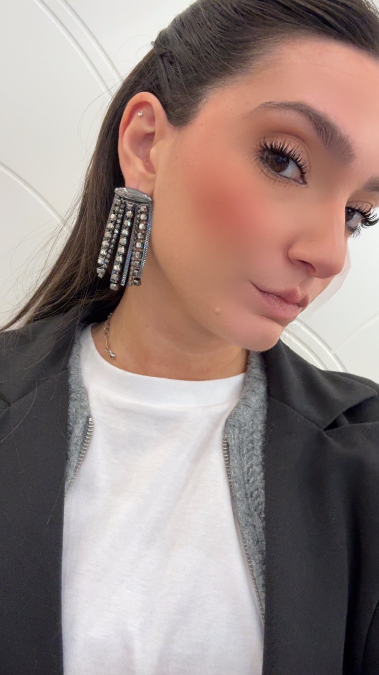 Orecchini Ava con frange di Nali