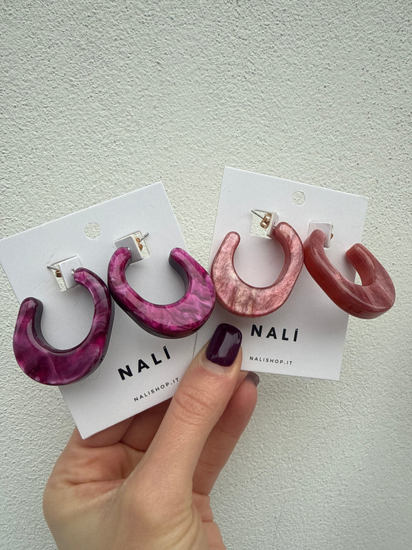 Orecchini Vale in resina di Nali