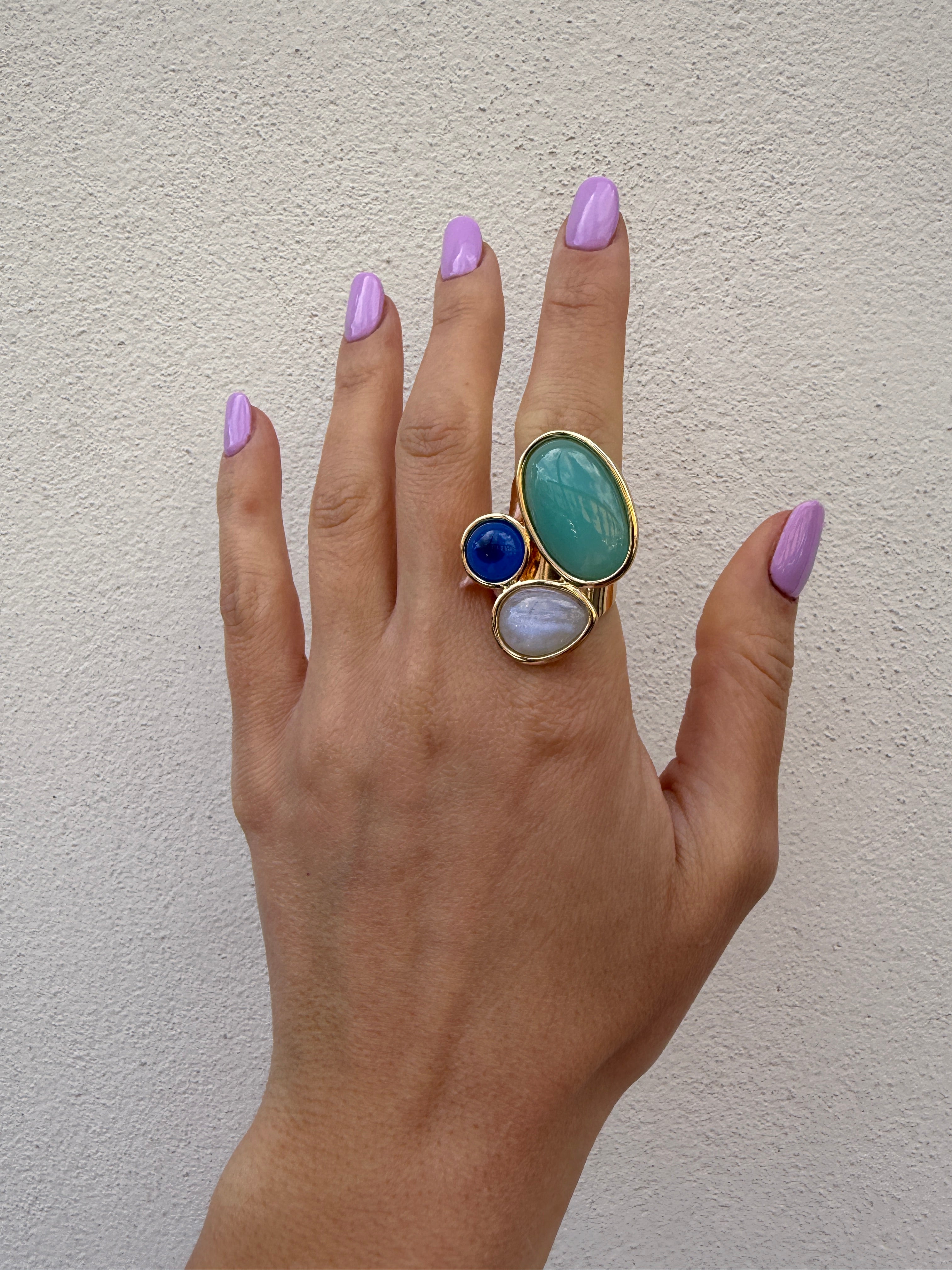 Anello Tre pietre di MYA