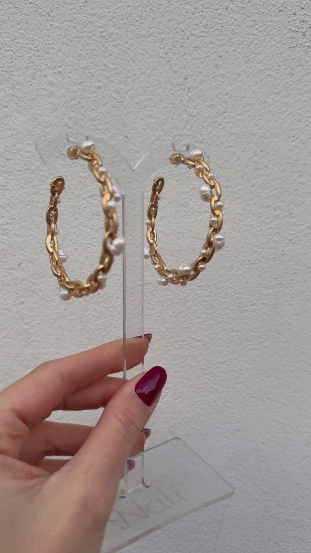 Semicerchio Perle Natural Di Nali