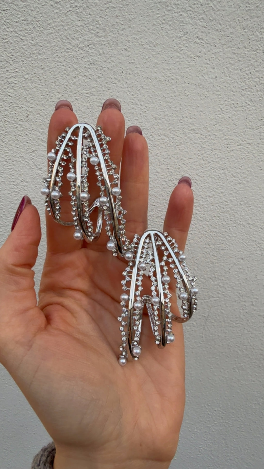 Orecchini Anya gold/silver di Nali