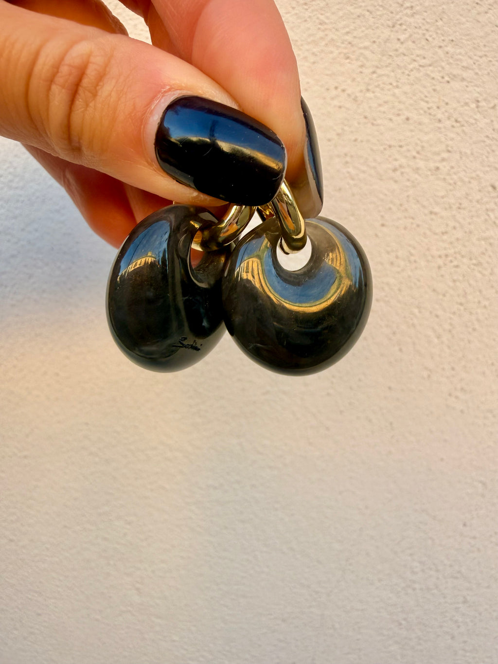 Orecchini cerchietto Mini con pendente Harper di Sodini