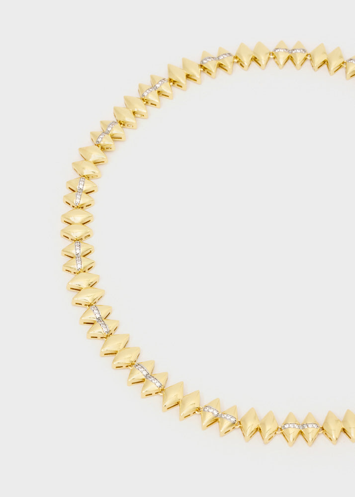 Collana Rombi con strass di Nali