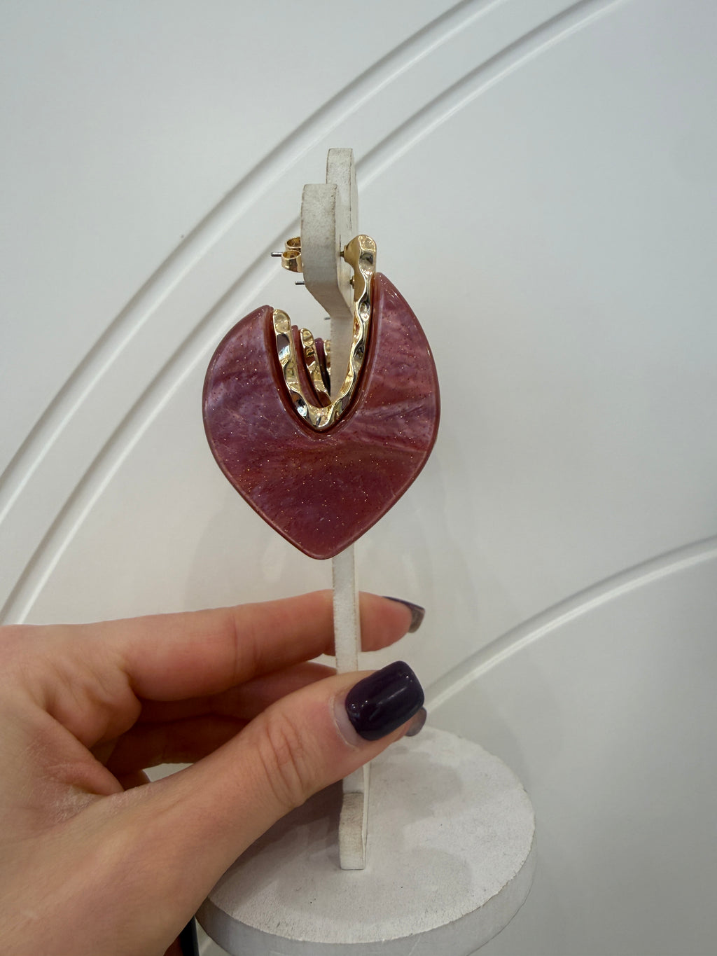 Orecchini Louise in resina di Nali