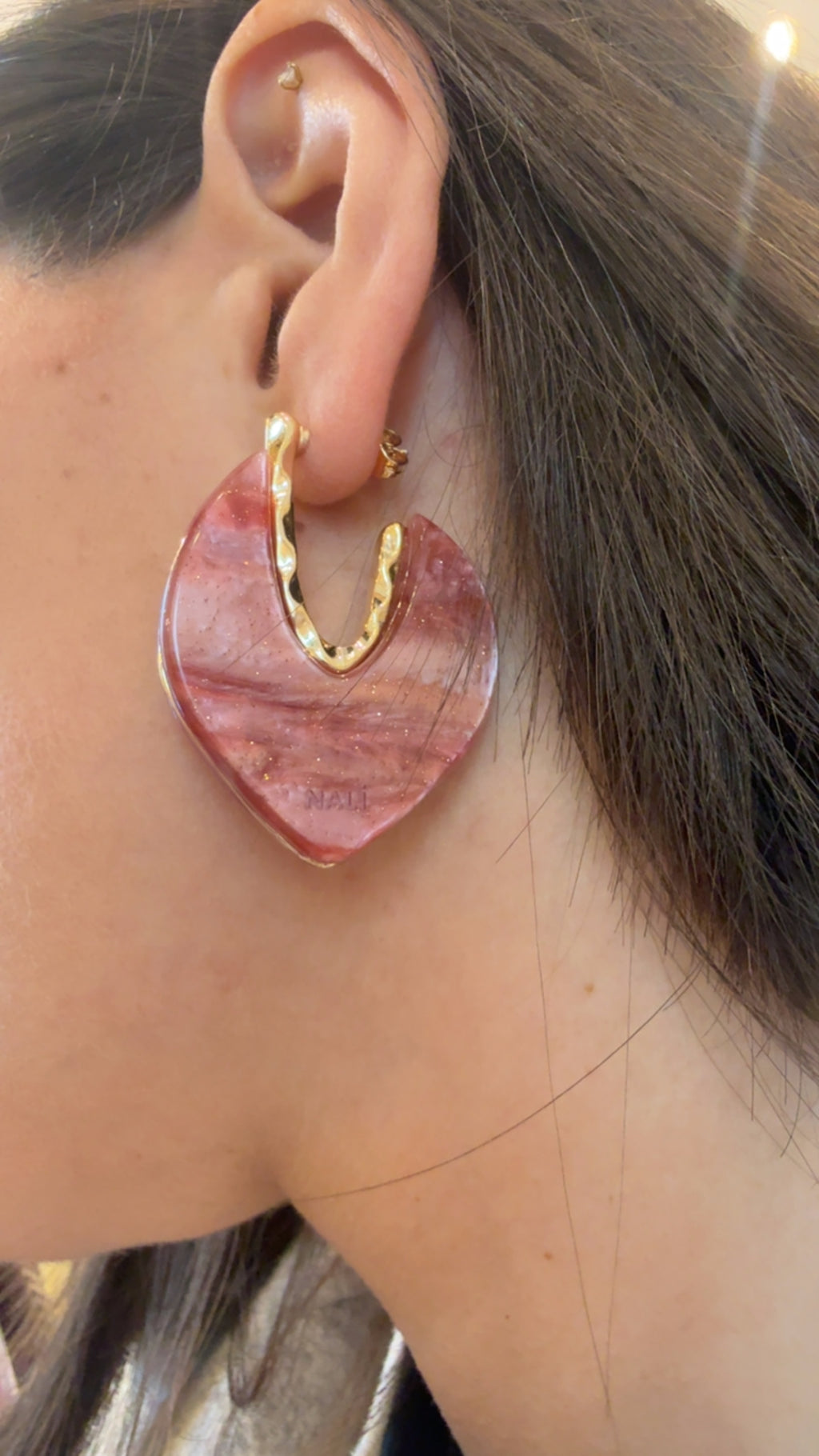 Orecchini Louise in resina di Nali