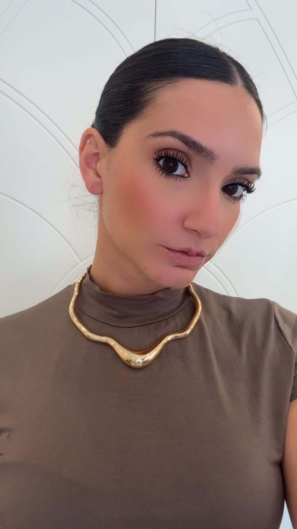 Collana Naomi girocollo rigida di Nali