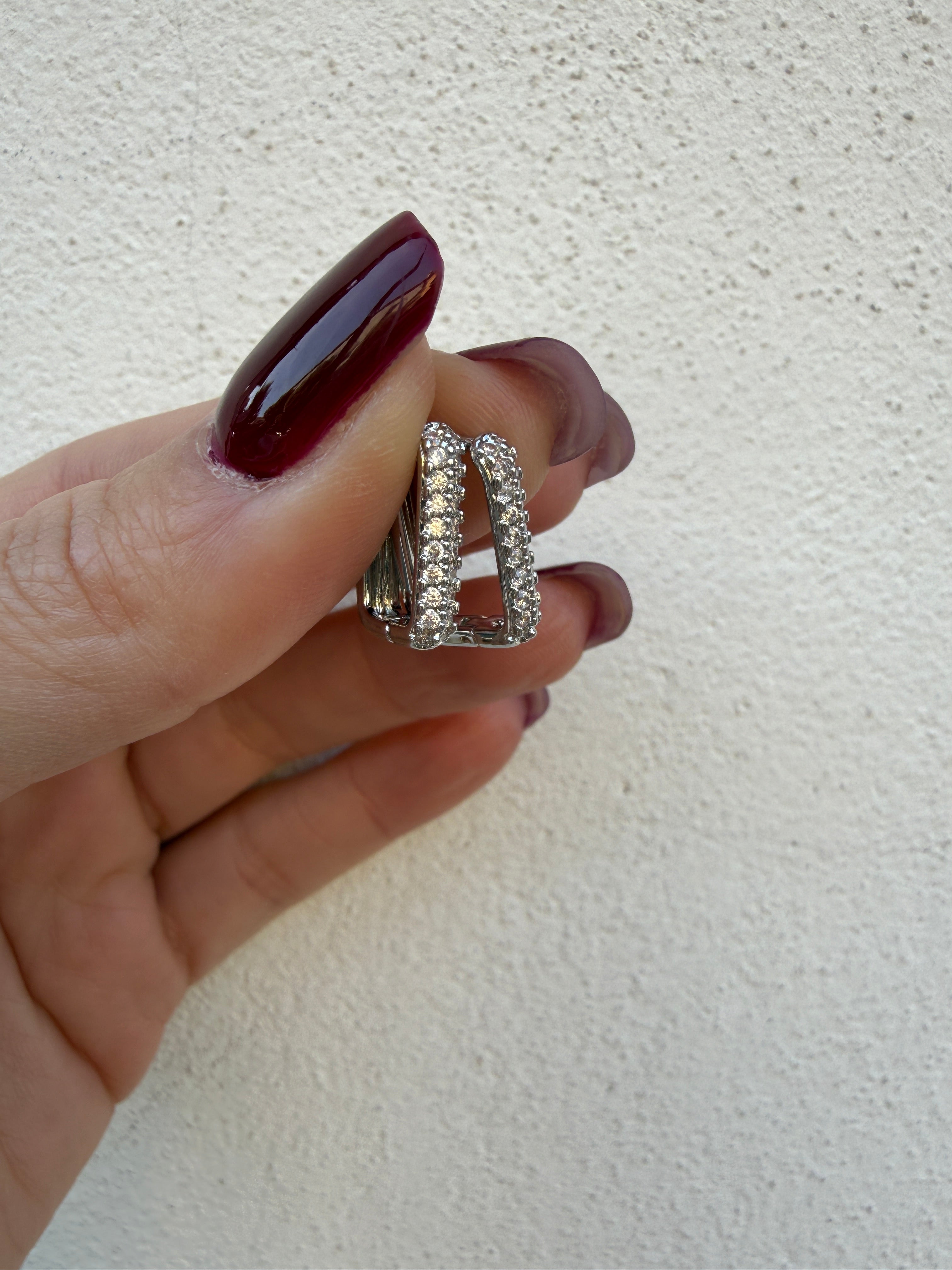 Orecchino Square Glow