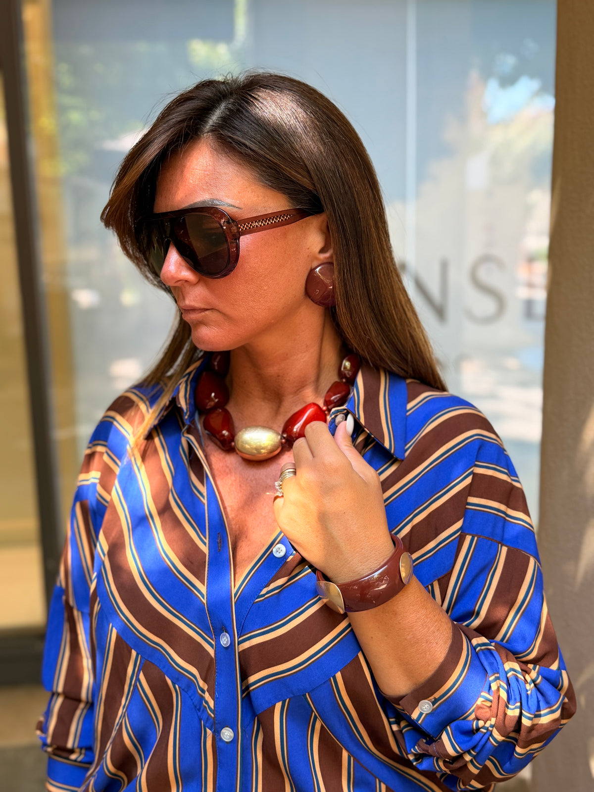 Collana Udon con sfere in resina di Nali – Nali – Le Kikke Graziose