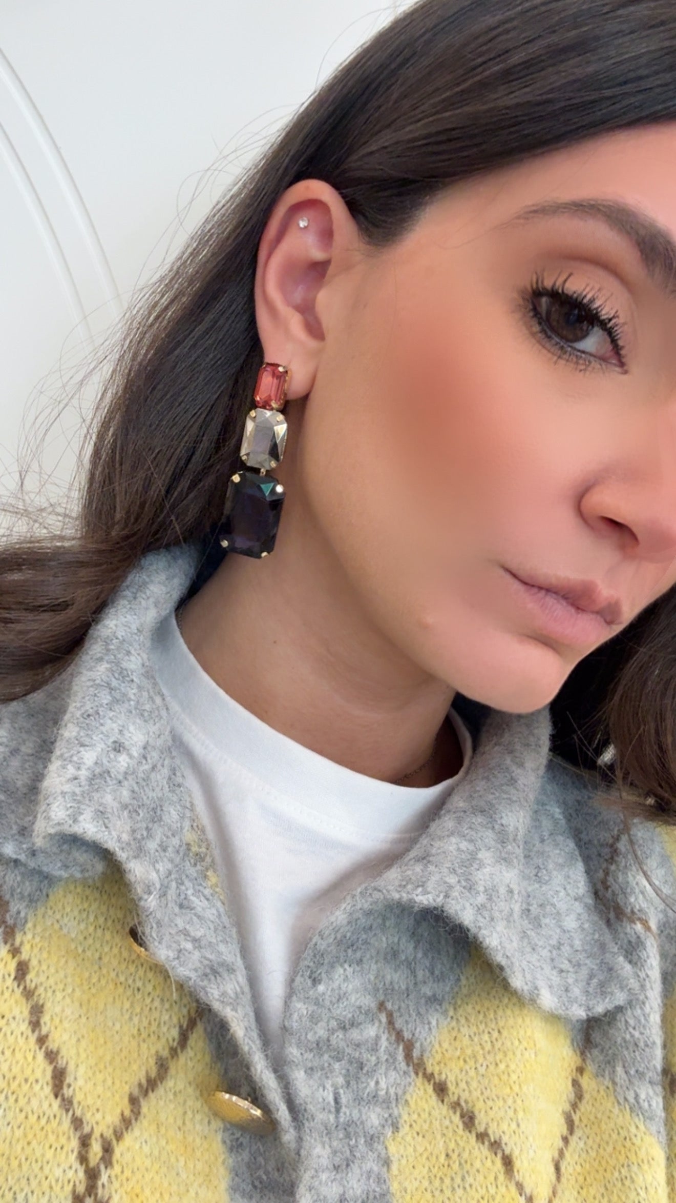 Orecchini Lia con pietre di Nali