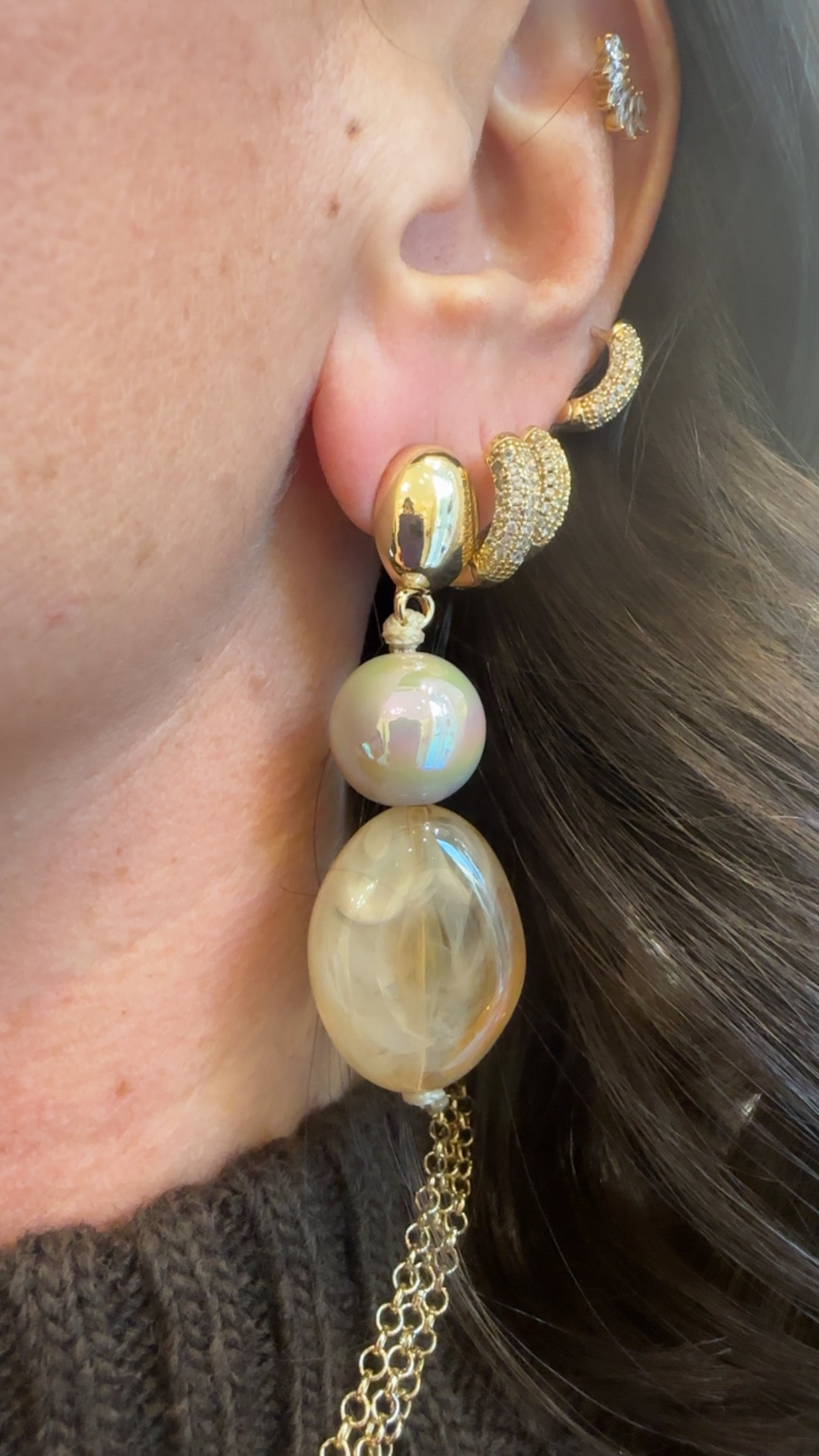 Orecchino Ambra di Mya