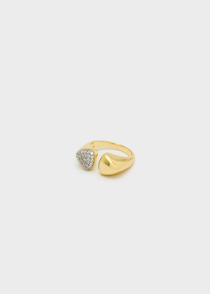 Anello double side con zirconi di Nali