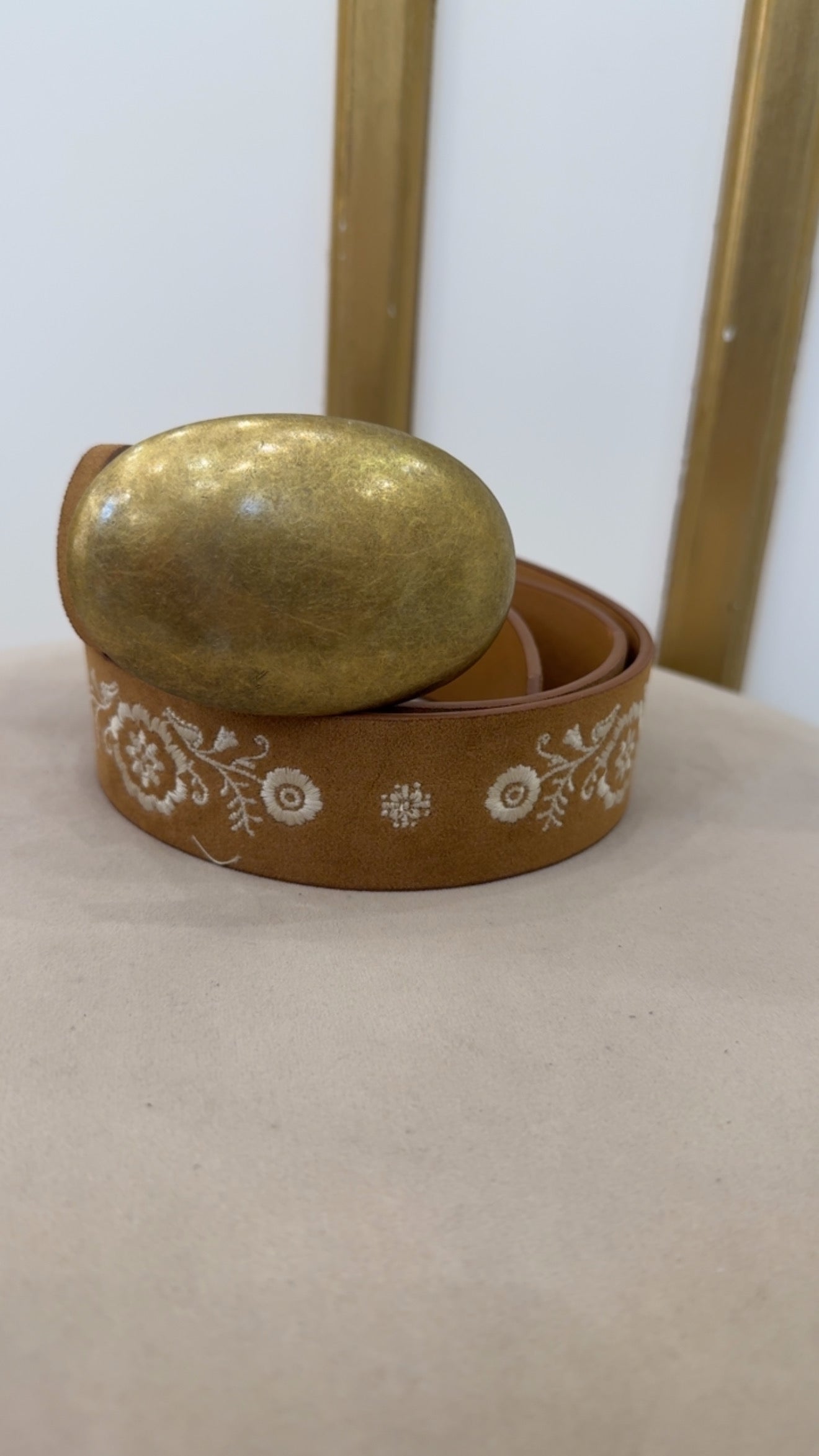 Cintura Annie marrone/beige di Nali