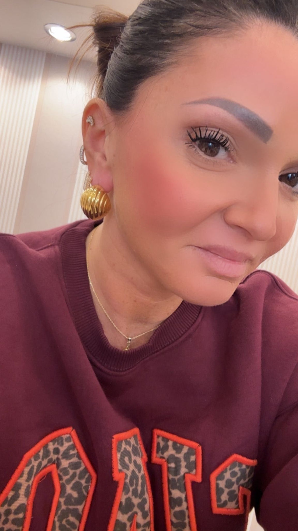 Orecchino bombato di Nali