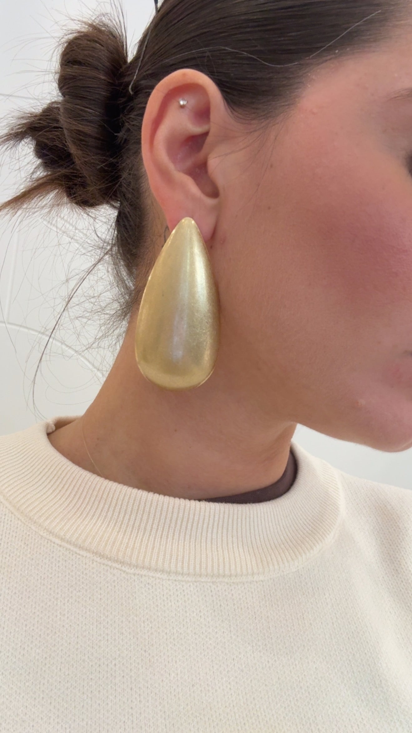 Orecchino Goccia Oversize di Nali