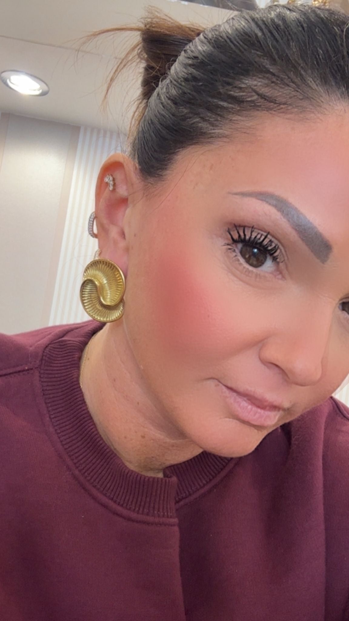 Orecchino fossile di Nali