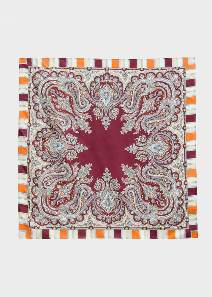 Foulard Burgundy mix di Nali – Nali – Le Kikke Graziose – foto 3