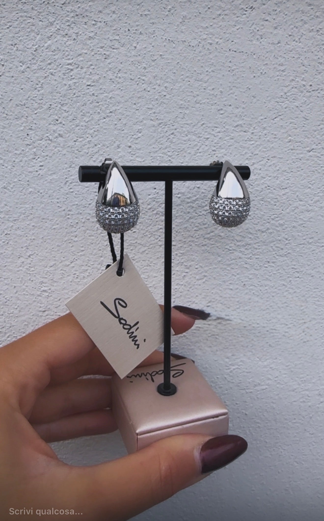 Orecchino a goccia Juditta di Sodini